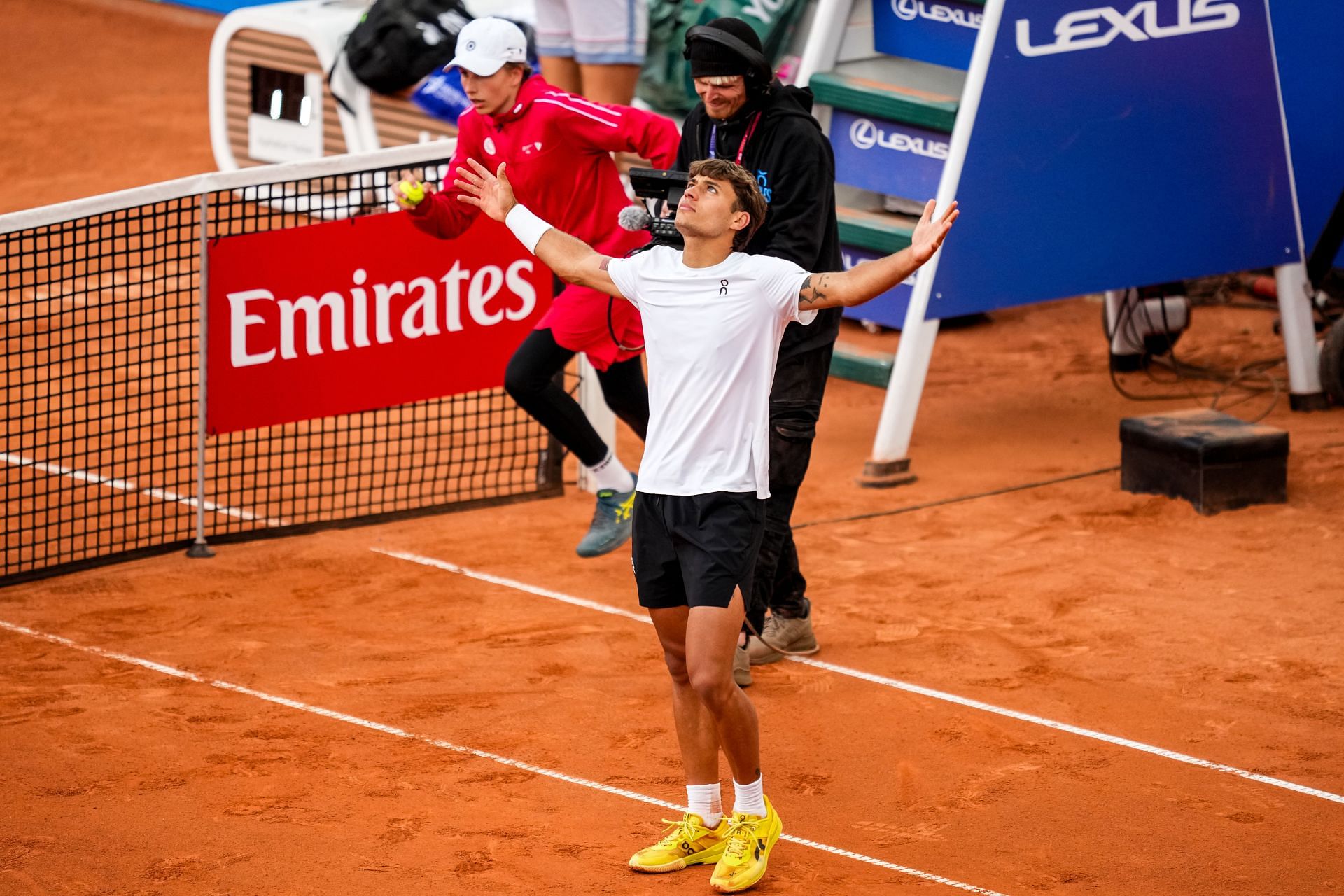 Flavio Cobolli at the Hamburg Open 2025. (Photo: Getty)